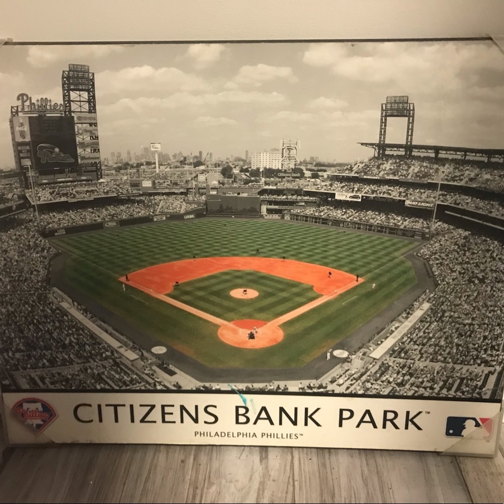 PHILADELPHIA PHILLIES CITIZEN BANK PARK FRAMED ART